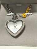 💖 Invicta Angel Heart Watch Necklace