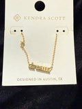 Kendra Scott “dream” Necklace ✨ Adjustable Slider Chain | 14K Gold Over Brass